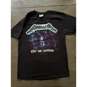 Vintage Metallica Ride The Lightning T-Shirt Size Medium - 2007